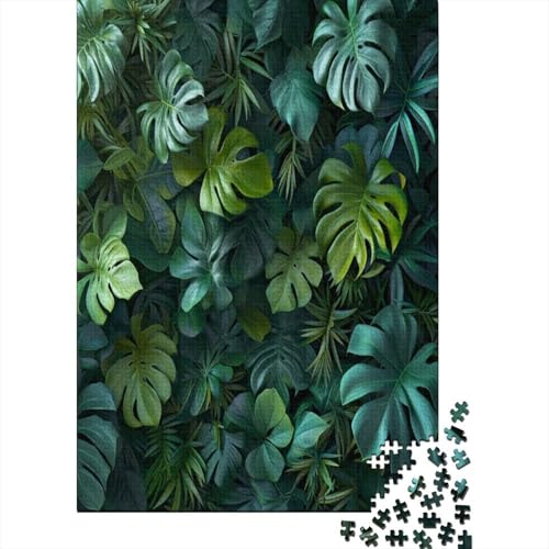 Tropical Blatt Puzzle 1000 Teile Erwachsener Kniffel Spaß Für Die Ganze Familie - Abwechslungsreiche 1000 Puzzleteilige Motive Puzzlespiel Erwachsene, Puzzel 1000pcs (75x50cm) von AOLENFKR