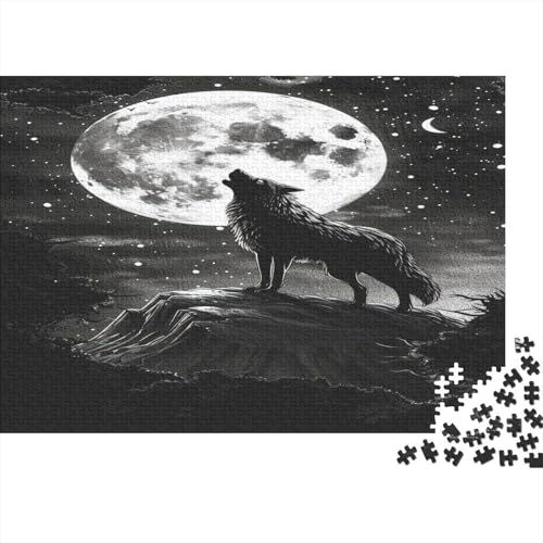 Wolf 1000 Stück Puzzle Für Erwachsene 1000 Stück Puzzle Für Erwachsene-Crazy Süßigkeiten-1000 Stück Puzzle Große Puzzles Kinder Lernspiel Spielzeug Geschenk Puzzel 1000pcs (75x50cm) von AOLENFKR