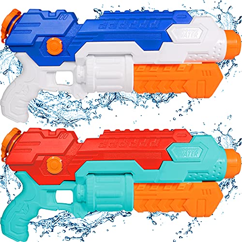 AOLUXLM Wasserpistole Groß, Spielzeug für Draußen Wasserpistole XXL 850ML mit großer Reichweite 10-12M für Erwachsene Kinder Hundeerziehung Hochdruck für Pool Garten Outdoor Stand Spritzpistolen von AOLUXLM