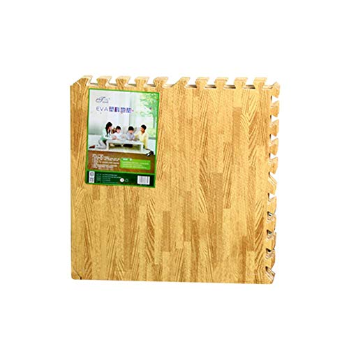 AOM 6 Stück/Set Holz Weiche Eva Schaum Spielmatte Kinder Puzzle DIY Spielzeug Boden Teppich Teppich Haushaltsprodukte, Leichte Holzmaserung, China von AOM