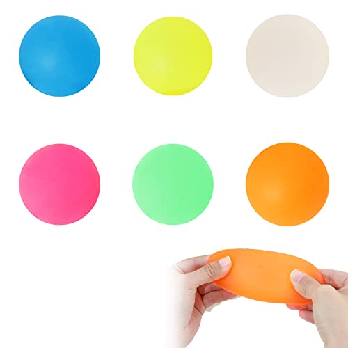 Stressbälle, Antistressball, 2 Stück Anti-Stressbälle zum Kneten, Bunte Anti Stress Squeeze Traubenbälle, Knautschball für Kinder und Erwachsene, Knetball für Hände Therapie (Farbe zufällig) von AOMiGT