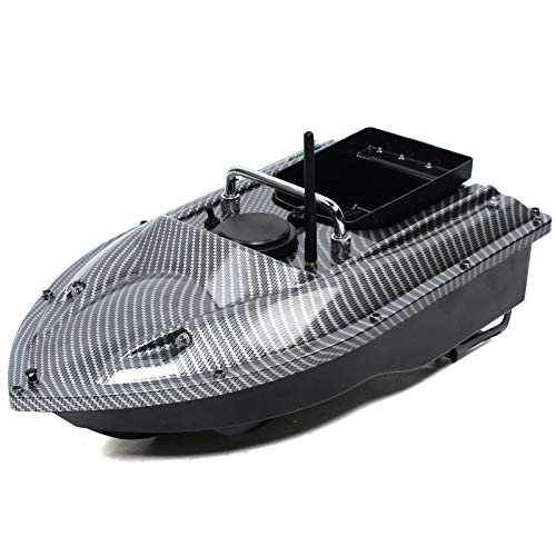 AOOUNGM Fernbedienung Futterboote RC 500m Drahtlose Fischköder Köder Boot Futterboot Angeln Futterboot Ferngesteuertes Fischfinder Baitboat für Nachtangeln Karpfenangeln Angler (Schwarz) von AOOUNGM