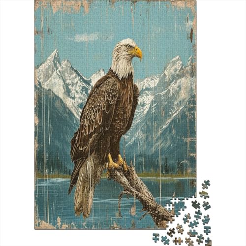 Adler 1000 Stück Puzzles Für Erwachsene Teenager Stress Abbauen Familien-Puzzlespiel 1000-teiliges Puzzle Kinder Lernspiel Spielzeug Geschenk Puzzel 1000pcs (75x50cm) von AOREFGZZE