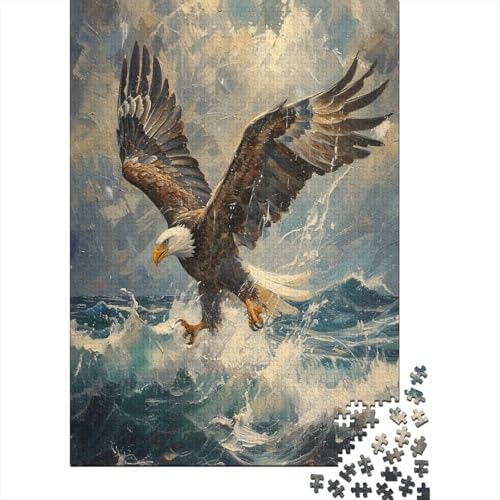 Adler Puzzlespiel 1000 Teile Puzzle Für Erwachsene Und Kinder Ab 14 Jahren, Erwachsenen Puzzlespiel Puzzel 1000pcs (75x50cm) von AOREFGZZE