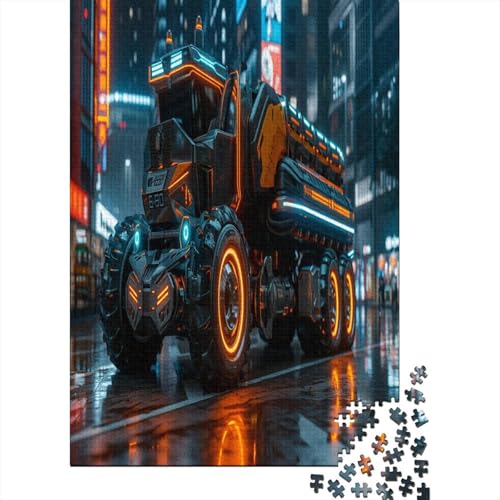 Big Truck Puzzle 1000 Teile Erwachsener Kniffel Spaß Für Die Ganze Familie - Abwechslungsreiche 1000 Puzzleteilige Motive Puzzlespiel Erwachsene, Puzzel 1000pcs (75x50cm) von AOREFGZZE