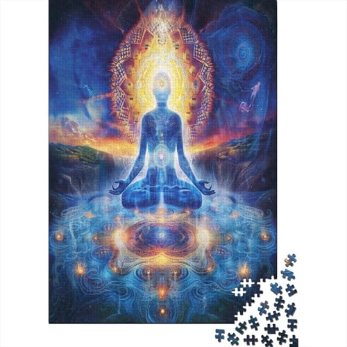 Buddha Statue Puzzlespiel 1000 Teile Puzzle Für Erwachsene Und Kinder Ab 14 Jahren, Erwachsenen Puzzlespiel Puzzel 1000pcs (75x50cm) von AOREFGZZE