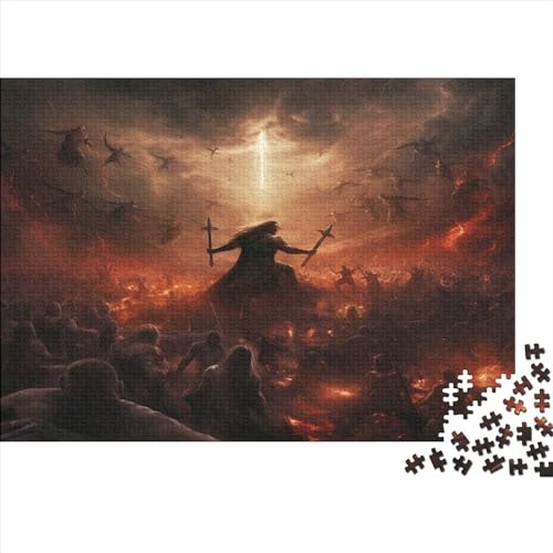 Der dämonenführer. Jigsaw Puzzles for Adults 1000 Piece Herr der hölle! Jigsaw PuzzlesColorful Jigsaw PuzzleWooden ToyGreat Gift for Adultsfor Adults & Kids Age 12 Years Up 1000pcs (75x50cm) von AOREFGZZE