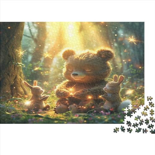 Der gummibär.Jigsaw Puzzles for Adults 1000 Piece Spielen Kleiner bär Challenging GameColorful Jigsaw PuzzleHome DecorationGreat Gift for Adultsfor Adults & Kids Age 12 Years Up 1000pcs (75x50cm) von AOREFGZZE