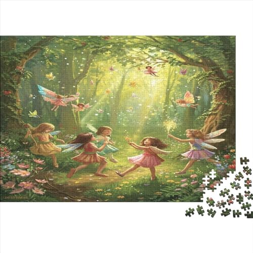 Die märchenwelt Jigsaw Puzzles for Adults 1000 Piece Die Geister des waldes. Challenging GameColorful Jigsaw PuzzleWooden ToyGreat Gift for Adultsfor Adults & Kids Age 12 Years Up 1000pcs (75x50cm) von AOREFGZZE