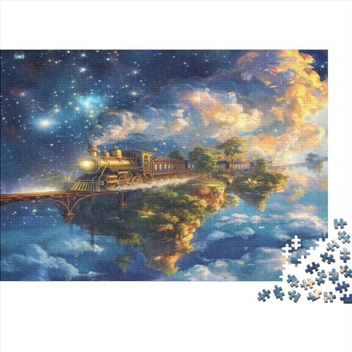 Die märchenwelt Jigsaw Puzzles for Adults 1000 Piece Eine Insel im Sternenhimmel Challenging GamePremium 100% Recycled BoardWooden Toygreat Gift for Teenagersfor Adults & Kids Age 12 Years Up 1000pcs von AOREFGZZE