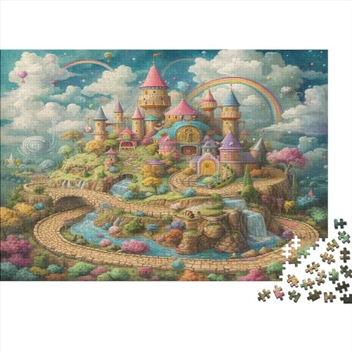 Die märchenwelt Jigsaw Puzzles for Adults 1000 Piece Es ist EIN märchenhaus. Jigsaw PuzzlesPremium 100% Recycled BoardHome DecorationGreat Gift for Adultsfor Adults & Kids Age 12 Years Up von AOREFGZZE