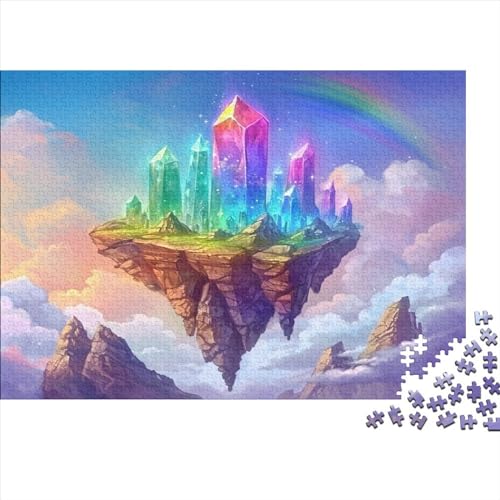 Die märchenwelt Jigsaw Puzzles for Adults 1000 Pieces Crystal island. Jigsaw PuzzlesSustainable Puzzle for AdultsHome DecorationGreat Gift for Adultsfor Adults & Kids Age 12 Years Up 1000pcs (75x50cm) von AOREFGZZE