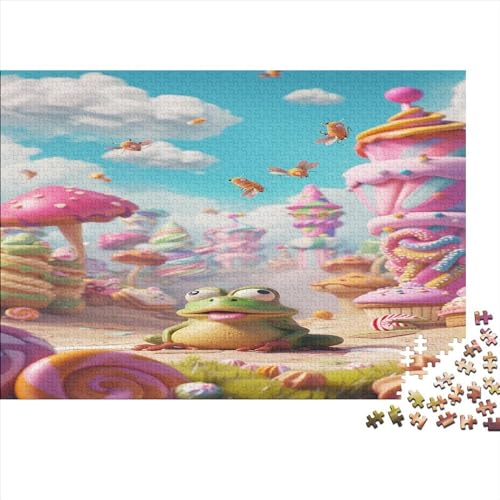 Die märchenwelt Jigsaw Puzzles for Adults 1000 Pieces Welt der süßigkeiten Jigsaw PuzzlesColorful Jigsaw PuzzleWooden Toygreat Gift for Teenagersfor Adults & Kids Age 12 Years Up 1000pcs (75x50cm) von AOREFGZZE