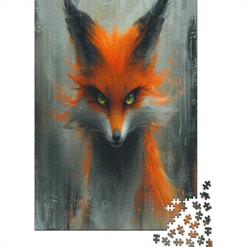 Fuchs Puzzle 1000 Teile,Puzzlespiel Für Erwachsene,Impossible Puzzle,Puzzle Geschicklichkeitsspiel Für Die Ganze Familie, Geschenke Für Männer/Frauen Erwachsenen Puzzel 1000pcs (75x50cm) von AOREFGZZE