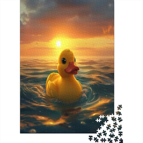 Gelbe Ente Puzzle 1000 Teile, Erwachsene, Klassische Puzzle, Impossible Puzzle,Geschicklichkeitsspiel Für Die Ganze Familie Erwachsenenpuzzle Ab 14 Jahren Puzzel 1000pcs (75x50cm) von AOREFGZZE