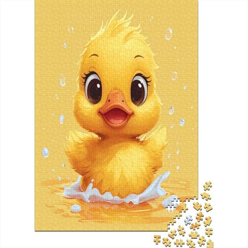 Gelbe Ente Puzzlespiel 1000 Teile Für Erwachsene, Einzigartige Kunstwerke Und Vorlage - Geburtstagsgeschenk - Spaßige Puzzles Mit Überraschung Von Puzzle in A Bag Puzzel 1000pcs (75x50cm) von AOREFGZZE