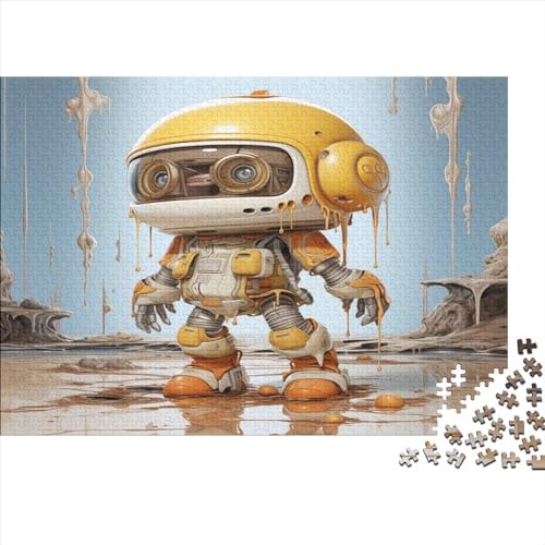 Gelbe Roboter Jigsaw Puzzles for Adults 1000 Pieces Diesen rostigen Roboter Jigsaw PuzzlesColorful Jigsaw PuzzleHome DecorationGreat Gift for Adultsfor Adults & Kids Age 12 Years Up 1000pcs (75x50cm) von AOREFGZZE