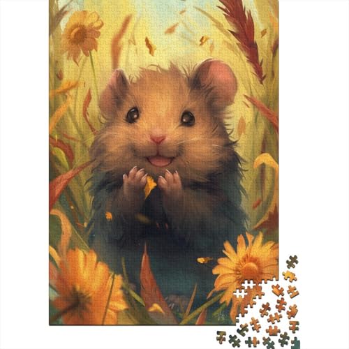 Hamster Puzzle 1000 Teile Erwachsener Kniffel Spaß Für Die Ganze Familie - Abwechslungsreiche 1000 Puzzleteilige Motive Puzzle Erwachsene, Puzzel 1000pcs (75x50cm) von AOREFGZZE