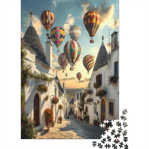 Heißluftballon Puzzle 1000 Teile Erwachsener Kniffel Spaß Für Die Ganze Familie - Abwechslungsreiche 1000 Puzzleteilige Motive Puzzle Erwachsene, Puzzel 1000pcs (75x50cm) von AOREFGZZE