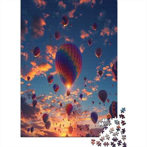 Heißluftballon Puzzle 1000 Teile Puzzle Für Erwachsene Und Kinder Ab 14 Jahren,Puzzlespiel Erwachsenen Puzzlespiel Puzzel 1000pcs (75x50cm) von AOREFGZZE