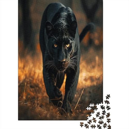 Leopard Puzzle 1000 Teile Erwachsener Kniffel Spaß Für Die Ganze Familie - Abwechslungsreiche 1000 Puzzleteilige Motive Puzzle Erwachsene, Puzzel 1000pcs (75x50cm) von AOREFGZZE