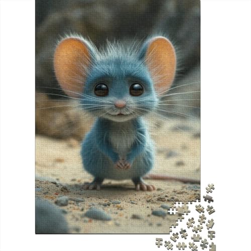 Maus Puzzle 1000 Teile,für Erwachsene, Impossible Puzzle,farbenfrohes Legespiel,Geschicklichkeitsspiel Für Die Ganze Familie,Erwachsenenpuzzle Puzzel 1000pcs (75x50cm) von AOREFGZZE