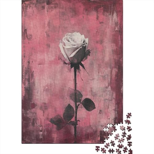 Rose Puzzle 1000 Teile Puzzle Für Erwachsene Und Kinder Ab 14 Jahren Puzzel 1000pcs (75x50cm) von AOREFGZZE