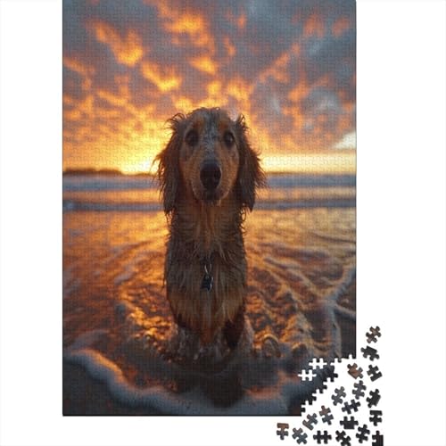 Schwanzer Spaniel Puzzle 1000 Teile Puzzles Für Erwachsene Klassische Puzzles 1000 Teile Erwachsene Puzzlespiel Erwachsene 1000 Teile Erwachsenen Puzzlespiel Puzzel 1000pcs (75x50cm) von AOREFGZZE