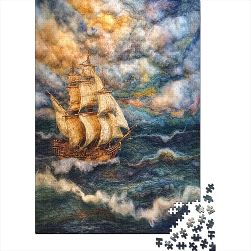 Segelboot Puzzlespiel 1000 Teile Puzzles Für Erwachsene Lernspiel Herausforderung Spielzeug 1000 Teile Puzzles Für Erwachsene Kinder Erwachsenen Puzzlespiel Puzzel 1000pcs (75x50cm) von AOREFGZZE