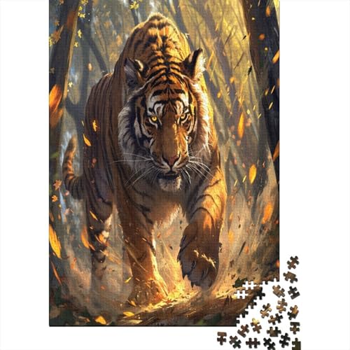 Tiger Puzzlespiel 1000 Teile, Puzzle Erwachsene 1000 Teile, Impossible Puzzle Geschicklichkeitsspiel Für Die Ganze Familie, Puzzle Erwachsene 1000 Teile Puzzel 1000pcs (75x50cm) von AOREFGZZE