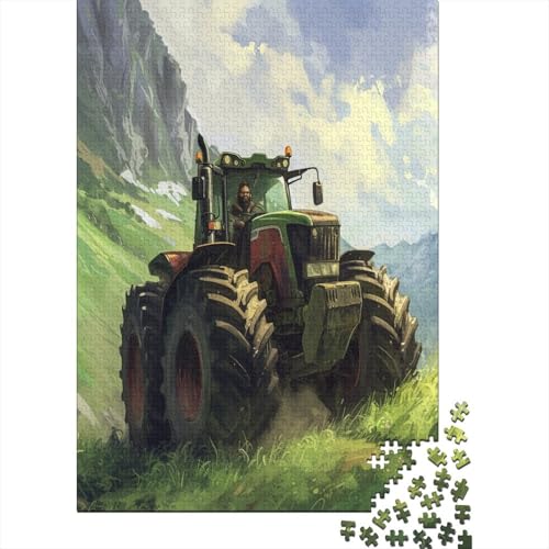 Zugmaschine 1000 Stück Puzzles Für Erwachsene Teenager Stress Abbauen Familien-Puzzlespiel Mit Poster in 1000-teiliges Puzzle Kinder Lernspiel Spielzeug Geschenk Puzzel 1000pcs (75x50cm) von AOREFGZZE