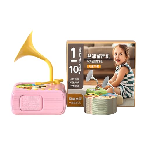 AOSAIXIS Kinder Musical Gramophon Spielzeug USB Wiederaufladbare Musikbox Mit Bildungskarten Für Kinder Lernen Geburtstag Geschenk Kleinkind Musikbox Grammophon AOSAIXIS Kinder Musical Gramophon Spielzeug USB Wiederaufladbare Musikbox Mit Bildungskarten Für Kinder Lernen Geburtstag Geschenk Kleinkind Musikbox Grammophon von AOSAIXIS