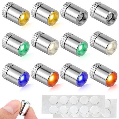 12er-Pack Mini LED Licht,Mini LED Ideal für Puppenhäuser, DIY-Kunsthandwerk und Dekoration,Kleine LED Lichter Bringt Lebendigkeit in Ihre Spielzeuge,LED Lichter Klein,Mini Lichter von AOUZOVLI