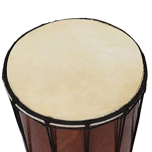 2 Stück Trommelfell, Schaffell-Qualität, Klangzubehör, Afrikanische Bongo-Trommeln, 29 cm, 31 cm (8,5 Zoll) von AOWINHIT