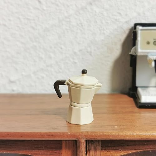 1:12 Miniatur Puppenhaus Kaffee Maschine Modell Küchen Dekoration Spielset Vorgeben Spiel Spielzeug Puppenhaus Verzierungen von AOYEAH