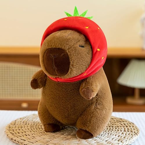 AOYEAH 25cm Serie Capybara Plüsch Simulation Capibara Anime Fluffty Spielzeug niedliche Puppe Stofftiere weiche Puppe Plüsch Plüsch Weihnachts Geschenke von AOYEAH