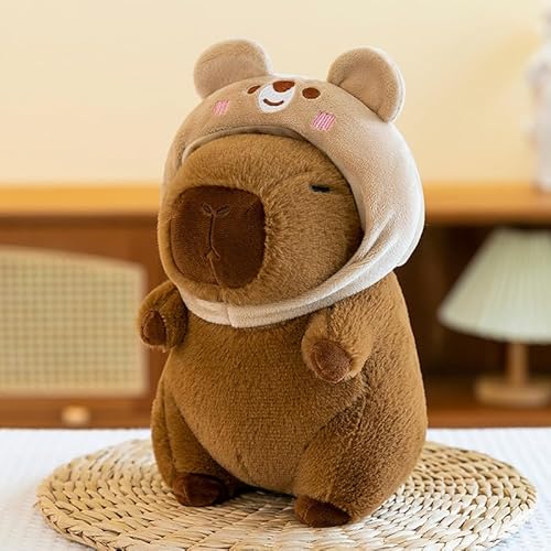 AOYEAH 25cm Serie Capybara Plüsch Simulation Capibara Anime Fluffty Spielzeug niedliche Puppe Stofftiere weiche Puppe Plüsch Plüsch Weihnachts Geschenke von AOYEAH