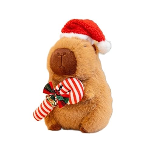 AOYEAH Cartoon Weihnachten Capybara Gefüllte Puppe Kissen niedliche Weihnachten Tiers pielzeug Kreative Mode Capybara Puppe Kinder Geburtstags Geschenke von AOYEAH