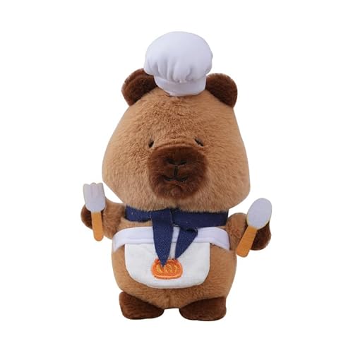 AOYEAH Niedlich gebackene Serie Capybara Anhänger Plüsch Spielzeug Puppen Tasche Hängende Ornamente Niedliche Kapila Schlüssel anhänger Puppe Desktop Ornamente Auto Anhänger von AOYEAH