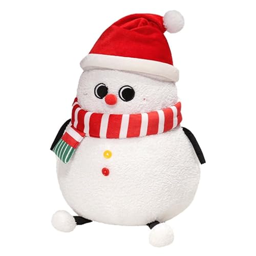 AOYEAH Niedliche kreative Weihnachts Serie Puppen Kissen Cartoon Kawaii Schneemann Puppe Spielzeug Weihnachten Haus Dekoration Xmas Geschenke von AOYEAH