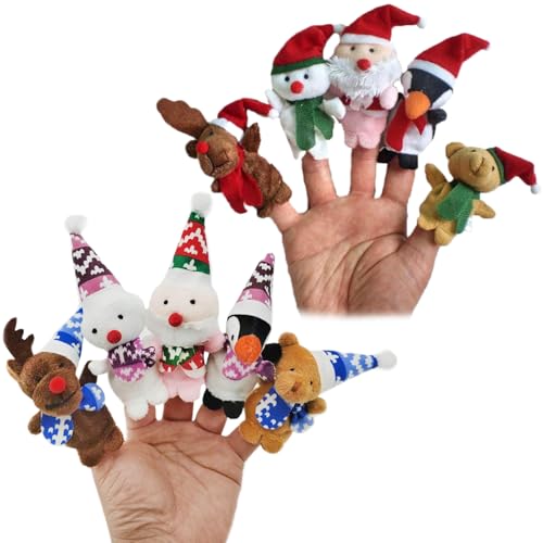 AOpghY 10pcs Fingerpuppen einfallsreiche Fingerpuppen für Kleinkinder 1-3 einfach zu benutzen Fingerpuppen für Kinder im Alter von 3 bis 5 Rollenpuppen für Kinder im Alter von 4 bis 8 Fingerpuppen von AOpghY