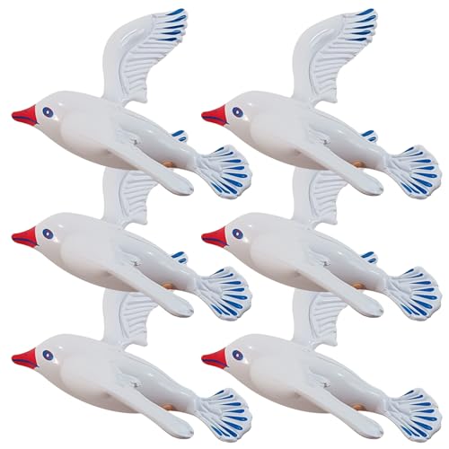 AOpghY Aufblasbares Tier 6pcs Jumbo Flying Bird Seagull Dekor Blasen Sie Tiere Möwen Ornamente Balloons Pool schwimmt für Geburtstagsfeier Spielzeug und Spiele von AOpghY