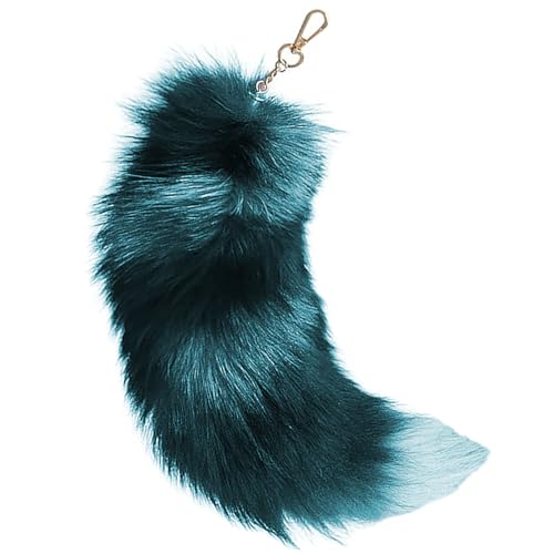 AOpghY Fox Tail Realistic 16inch pelziger Schwanz Schlüsselbund Künstlicher Tierschwanz mit Verschluss dekoratives Therian Tail Style2 Trep Play Supplies von AOpghY