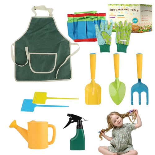 AOpghY Kids Gardening Set 20pcs/Set Mini Ergonomic Kleinkind Gartenset Set Lebendige, abgerundete Ecke Bildungsgärten -Gartenwerkzeuge für Outdoor -Pretend -Spielbedarf von AOpghY