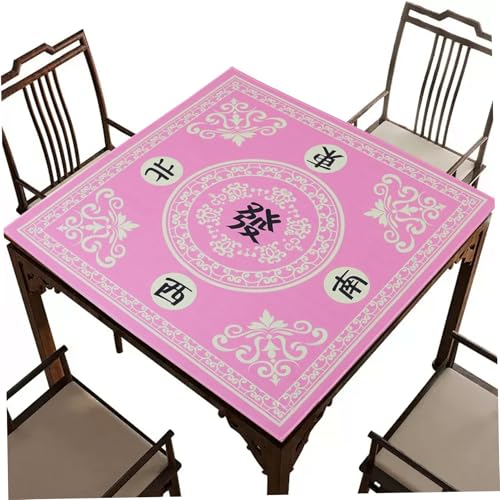 AOpghY Mahjong Mat 27.6x27.6 Polyester Mahjong Tischmatte mit klaren Druckern Mahjong -Matte für Tischkartenbrettfliesenspiele, Style 1 -Spielzeug und Spielvorräte von AOpghY