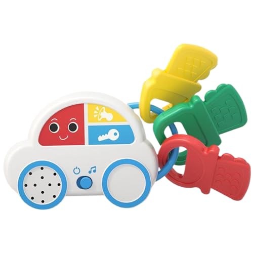 AOpghY Musikspielzeug für Babys Auto -Form -Babyspielzeug mit 18 Songs, Horn & Engine Sound Battery Battery Powered Training Teing -Entwicklungsspielzeug, Keine Batterie -Musikspielzeug für Babys von AOpghY