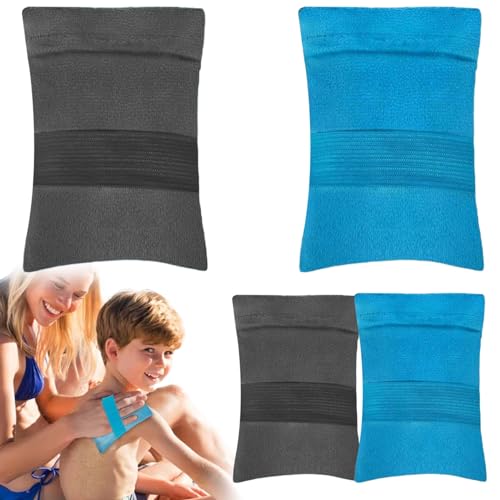 AOpghY Sandentferner für Beach, 4PCS Weiche Sandbildschirm Sandentferner, wiederverwendbarer Strandsandentferner, tragbare Strandhöhe mit elastischen Band im Freien Sportspiele und Spielzeug von AOpghY