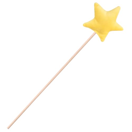 AOpghY Starwand 13.8x3.2 '' charmantes Stoffstar-Fairy Fairy Zauberstab leicht zu winken Prinzessin Wand Mix & Match-Stab für Dress-up Performances Geburtstagsfeiern und Festivals Star von AOpghY