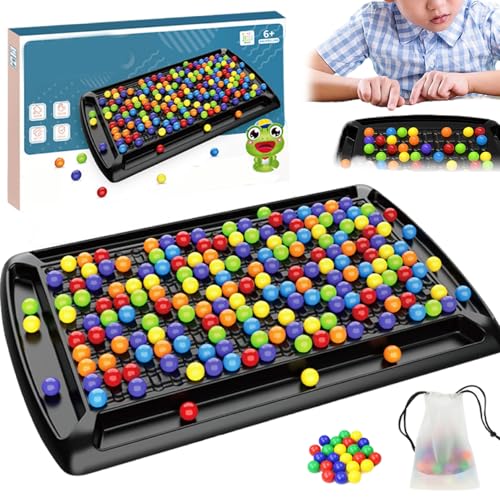 Brettspiele für Kleinkinder, Brettspiele, Rainbow Ball Chessboard Lernspielzeug, kreative Spiele von Tabletop Family Games Games und Accessoires von AOpghY