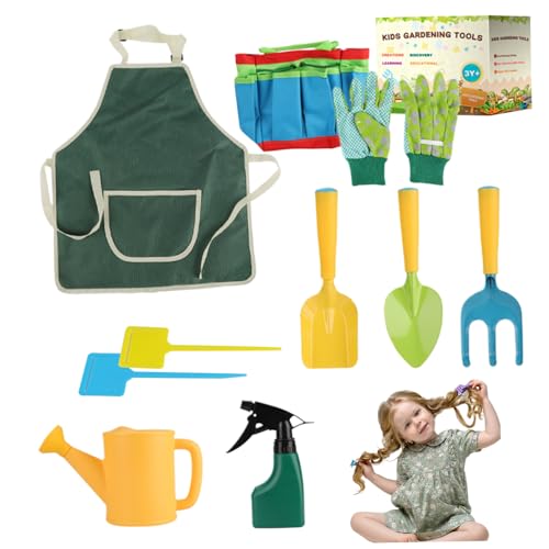 Kids Gardening Set 20pcs/Set Mini Ergonomic Kleinkind Gartenset tragbares, lebendige, abgerundete Ecke Bildung Kinder Gartenwerkzeuge Anziehen und tun Vorgänge vorhanden von AOpghY